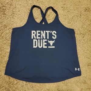 RENT'S DUE UA Heat Gear Tank